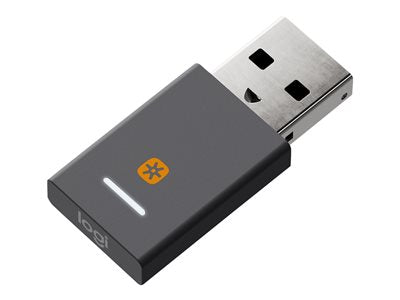 Logitech Unifying and Audio Receiver: USB Receiver for Microsoft Teams Certified Devices - angled view