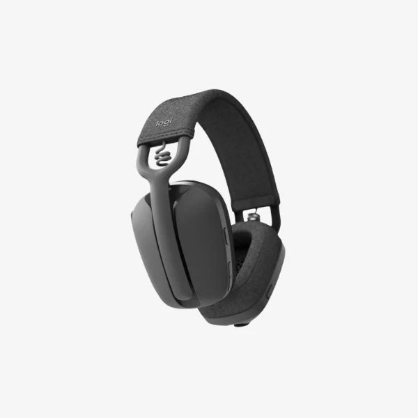Logitech Zone Vibe Wireless Headphones for Microsoft Teams: Bluetooth Headset with 20 Hour Battery - angled view