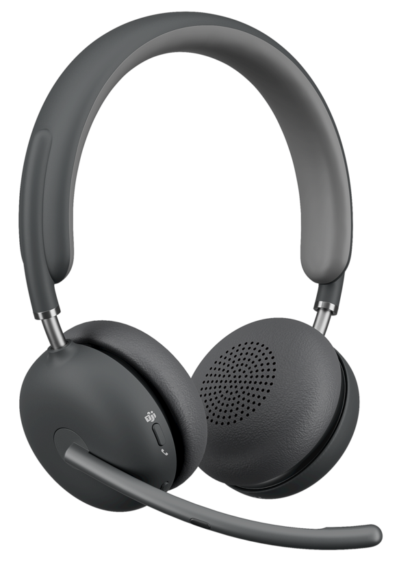 Logitech Zone Wireless 2 UC Headset: Hybrid ANC Wireless Business Headset - front view