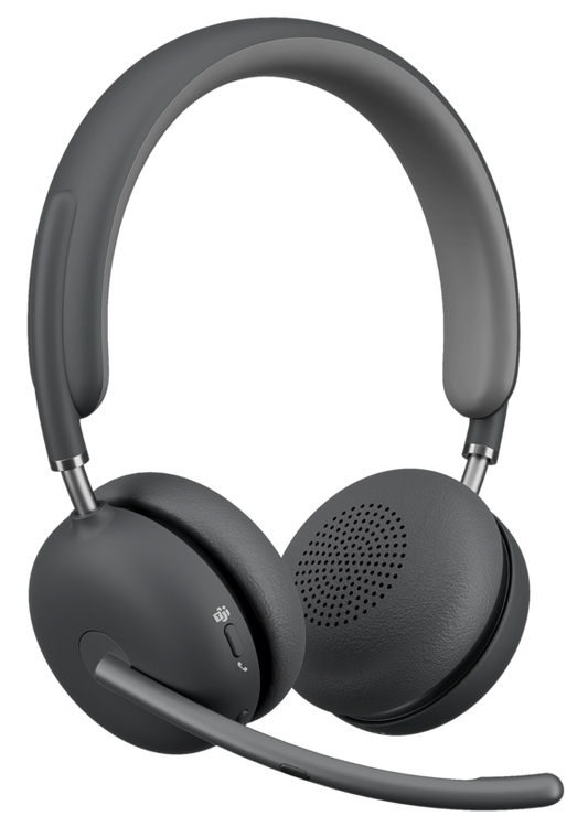 Logitech Zone Wireless 2 UC Headset: Hybrid ANC Wireless Business Headset - front view