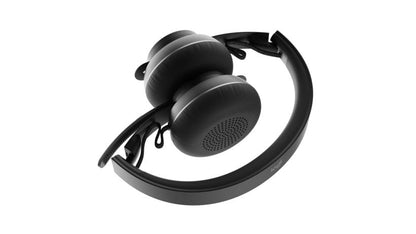 Logitech Zone Wireless Plus UC Headset: Wireless Noise Cancelling Headset for Business Calls - side profile view