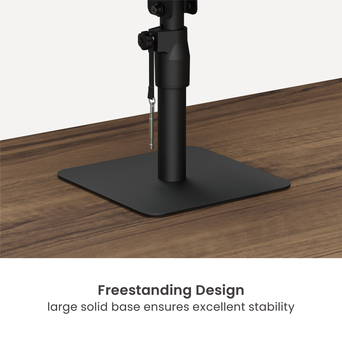 Lumi BS-77T speaker tabletop stand stable freestanding base detail