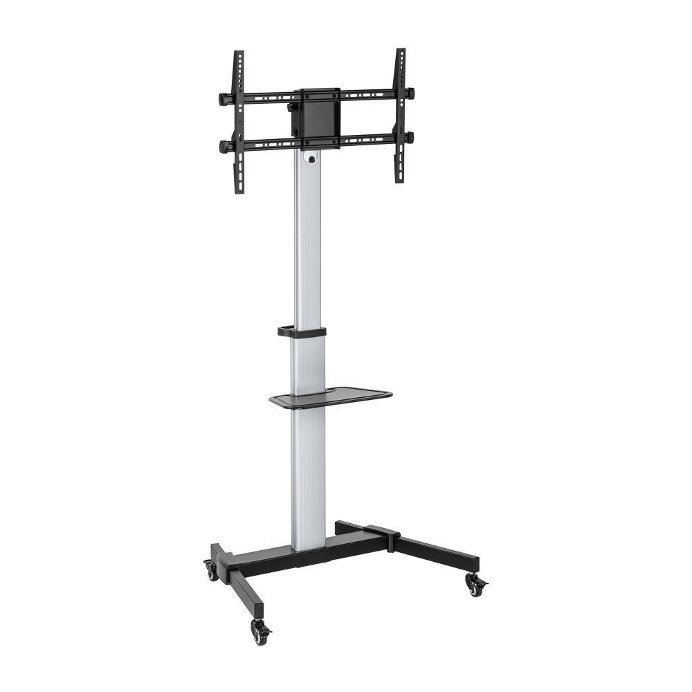 Lumi FS44-46TW TV cart, product view, supplied in India by Corporate AV