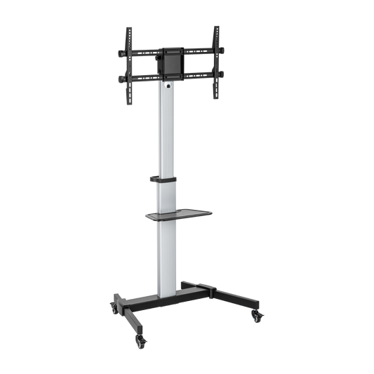Lumi FS44-46TW TV cart, product view, supplied in India by Corporate AV