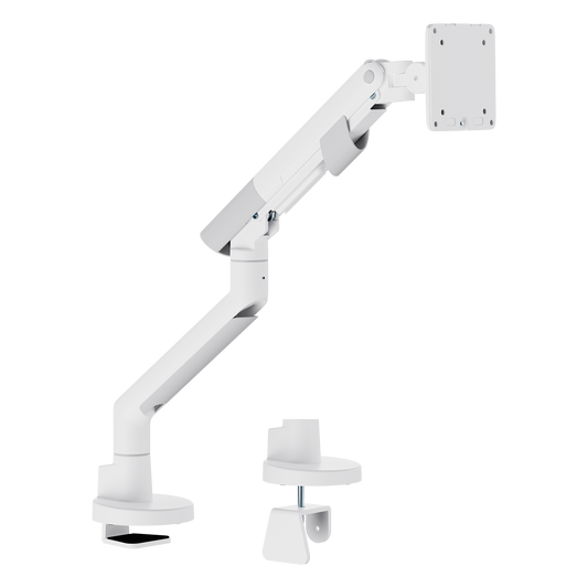 Lumi LDT102-C012 gas spring monitor arm, product view, supplied in India by Corporate AV