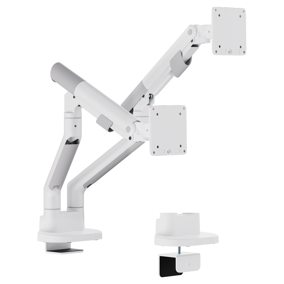 Lumi LDT102-C024 gas spring monitor arm, product view, supplied in India by Corporate AV