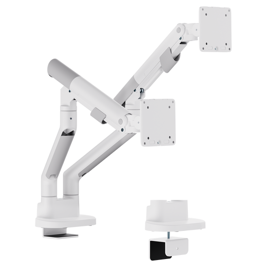 Lumi LDT102-C024 gas spring monitor arm, product view, supplied in India by Corporate AV