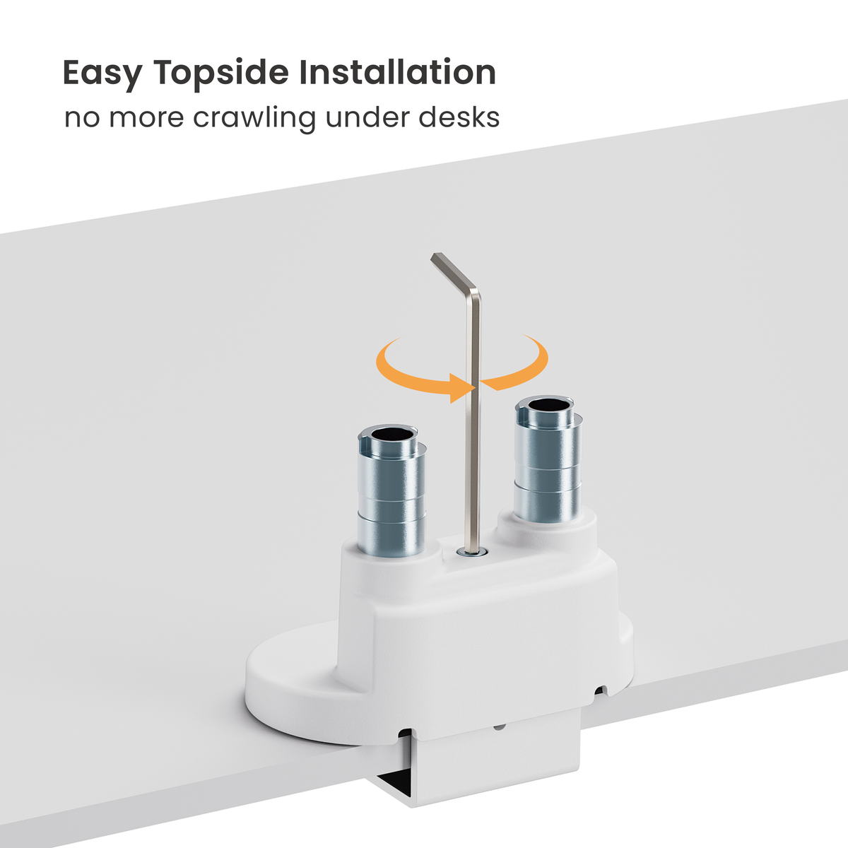 Lumi LDT102-C024 gas spring monitor arm installation detail