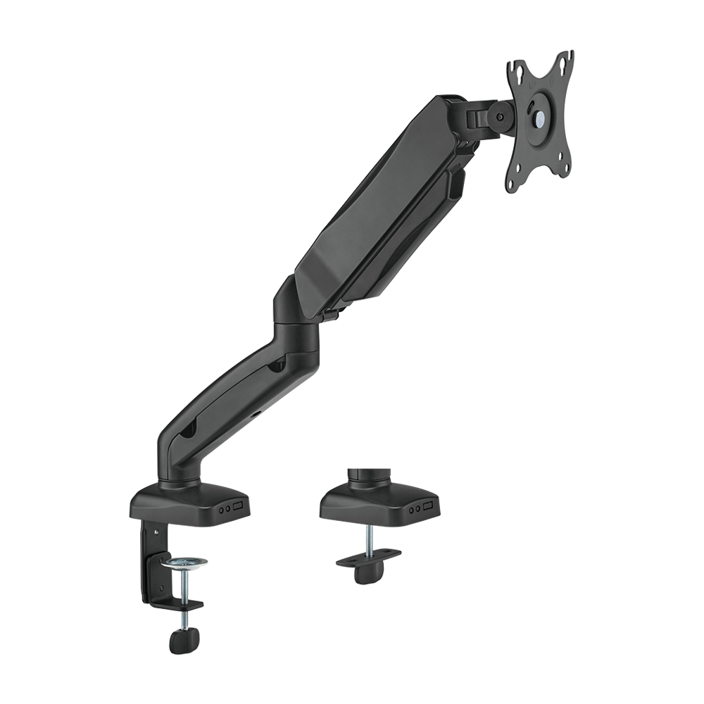 Lumi LDT13-C012E mechanical spring monitor arm, product view, supplied in India by Corporate AV