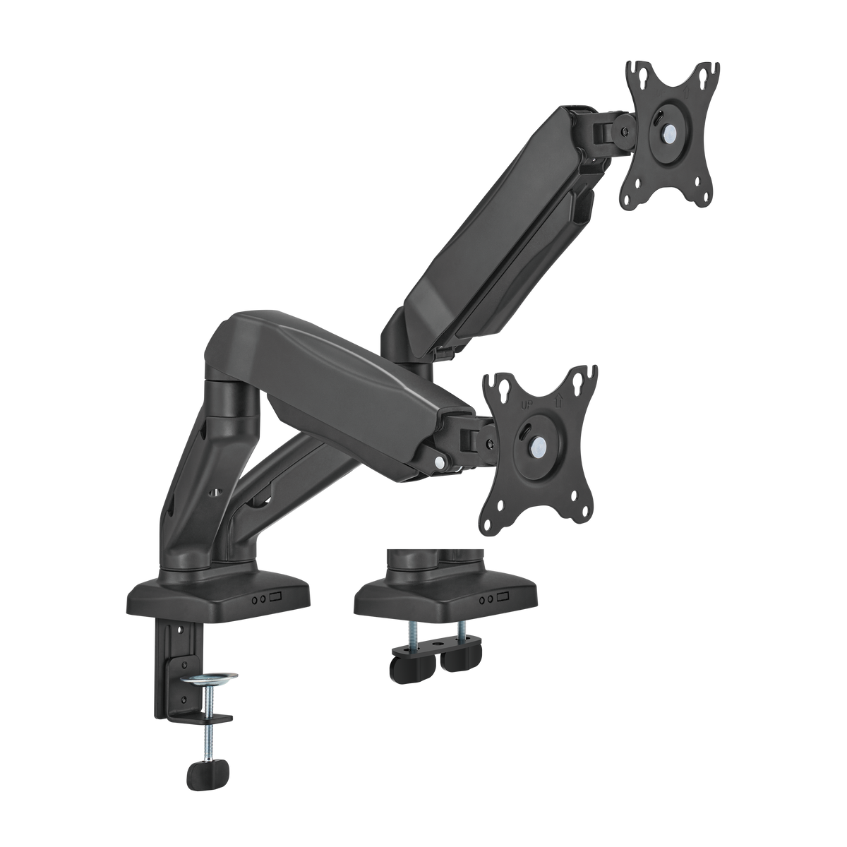 Lumi LDT13-C024E mechanical spring monitor arm, product view, supplied in India by Corporate AV