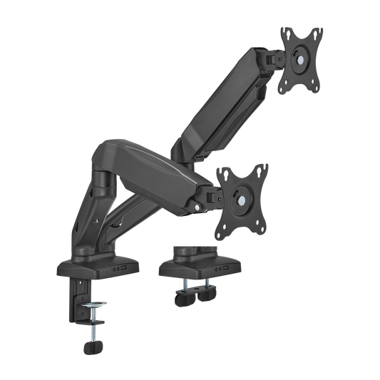 Lumi LDT13-C024E mechanical spring monitor arm, product view, supplied in India by Corporate AV