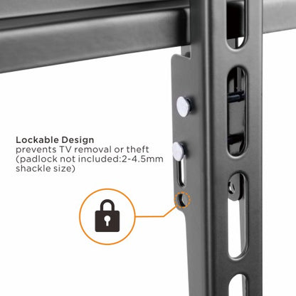 Lumi LP42-64AF fixed TV wall mount lockable design detail