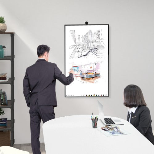 Lumi LP69-46F fixed TV wall mount installed in a room with a wall-mounted TV