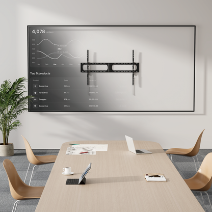 Lumi LP73-812T tilt TV wall mount installed in a room with a wall-mounted TV