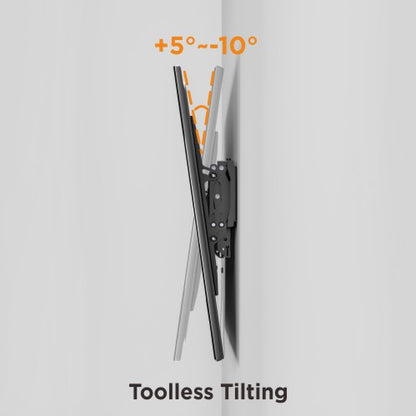 Lumi LP75-48T tilt TV wall mount showing the tilt adjustment
