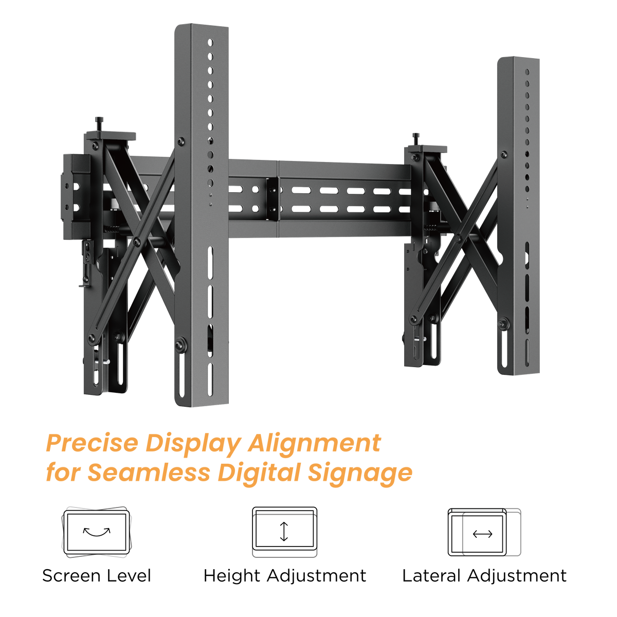 Lumi LVW02E-46T video wall mount adjustment feature detail