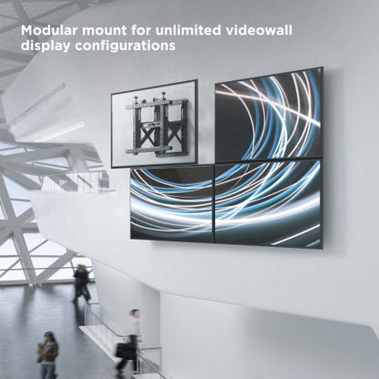 Lumi LVW13-46T video wall mount installed in a video wall installation