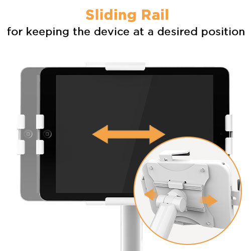 Lumi PAD33-03 anti-theft countertop tablet kiosk stand adjustment feature detail