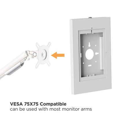 Lumi PAD34-01 anti-theft wall mount tablet enclosure mounting detail