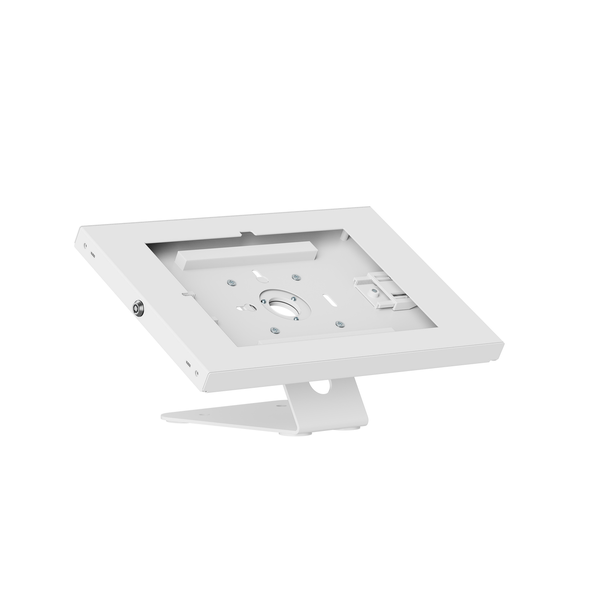 Lumi PAD34-02 anti-theft countertop tablet kiosk stand, product view, supplied in India by Corporate AV