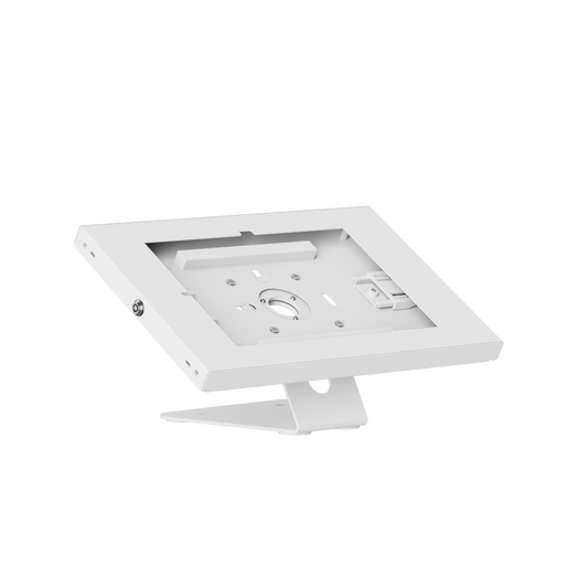 Lumi PAD34-02 anti-theft countertop tablet kiosk stand, product view, supplied in India by Corporate AV