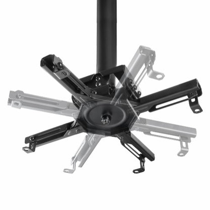 Lumi PRB-20-01L projector mount showing the swivel movement