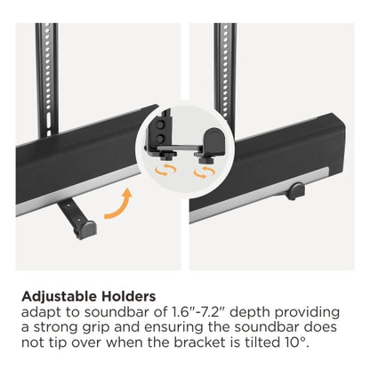 Lumi SB-49 soundbar bracket adjustment feature detail