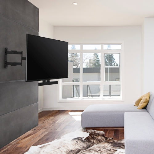 Lumi SB-61 soundbar bracket installed in a home or studio setting