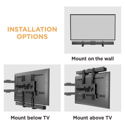 Lumi SB-68 soundbar bracket installation detail
