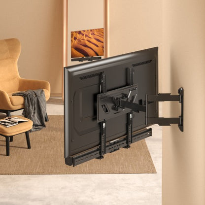 Lumi SB-68 soundbar bracket installed in a home or studio setting