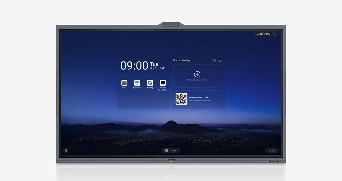 MaxHub C8630: V6 Classic Series 86 Inch All-in-One Interactive Display - front view (1 of 2)