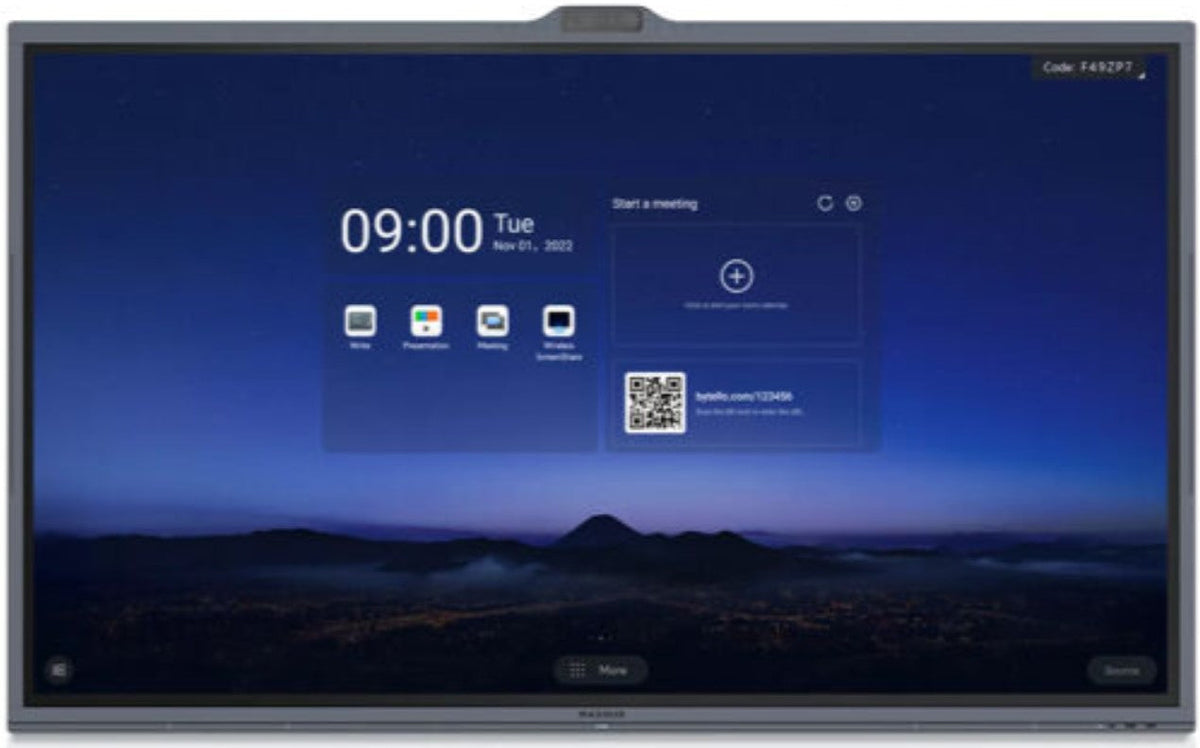 MaxHub C8630: V6 Classic Series 86 Inch All-in-One Interactive Display - front view (2 of 2)