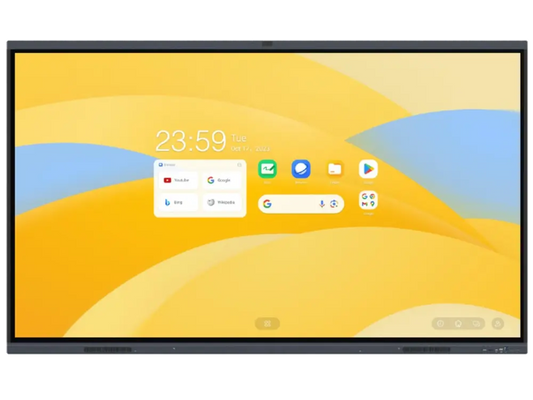 MaxHub S7520: 75 Inch 4K Interactive Flat Panel with 50MP AI Camera - front view (1 of 2)