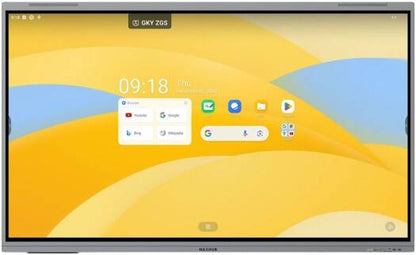 MaxHub S7520: 75 Inch 4K Interactive Flat Panel with 50MP AI Camera - front view (2 of 2)