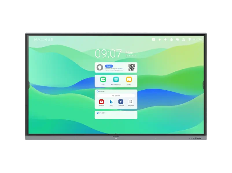 MaxHub U8630: U3 Series 86 Inch 4K Interactive Flat Panel for Education - front view