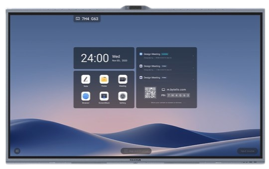 MaxHub V6550: XBoard V7 Series 65 Inch All-in-One Interactive Display - front view