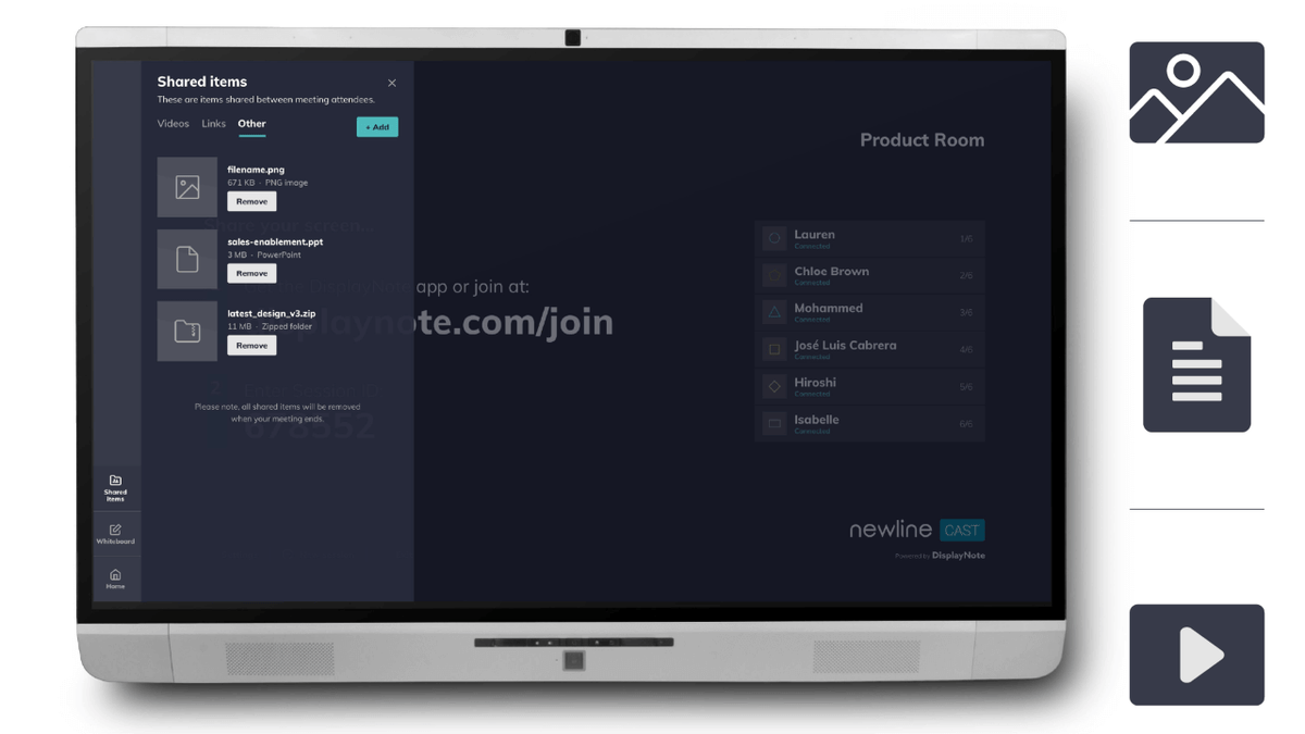 Newline Cast Wireless Screen Sharing Software - product view 4