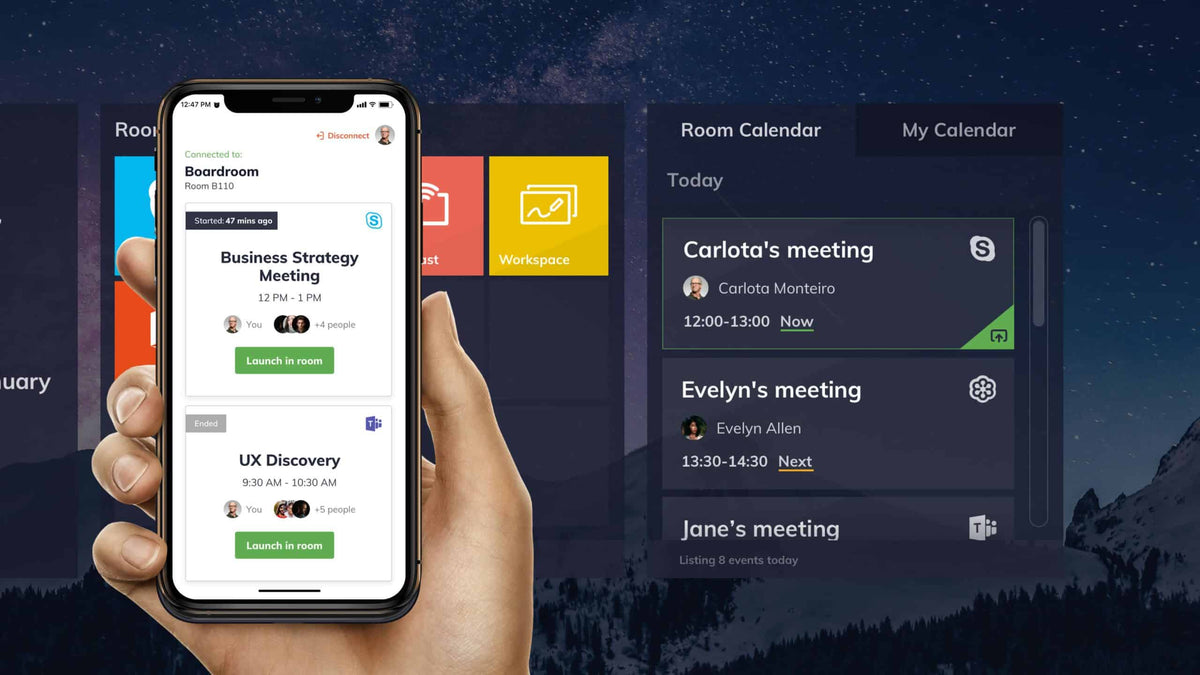 Newline Launch Control One-Touch Meeting Software - product view 3