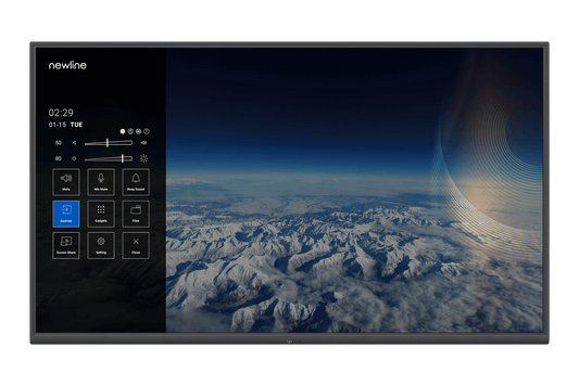 Newline NT Series 65, 85 and 98 Inch 4K Interactive Display - front view