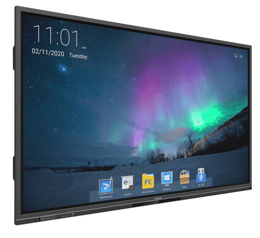 Newline RSC Series 65, 75 and 86 Inch 4K Interactive Display - front view
