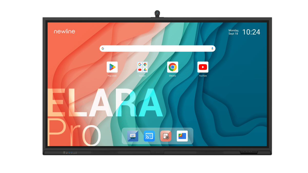 Newline TT-7523QCA+ 75 Inch Elara Pro 4K Interactive Display - front view