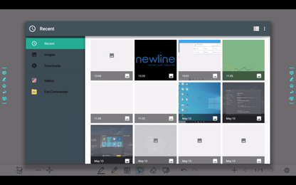 Newline Whiteboard Built-In Whiteboard Software - product view 3