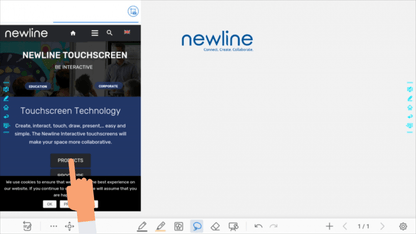 Newline Whiteboard Built-In Whiteboard Software - product view 4