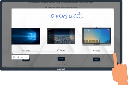 Newline Whiteboard Built-In Whiteboard Software - product view 5