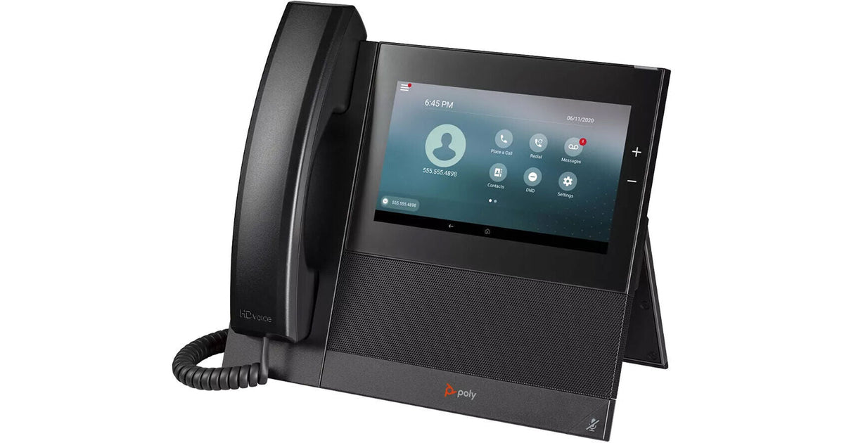 Poly CCX 600: Desktop Telephone - front view