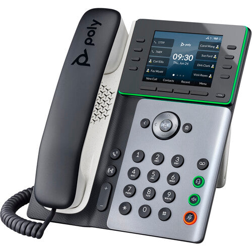 Poly Edge E350: IP Desk Phone - front view