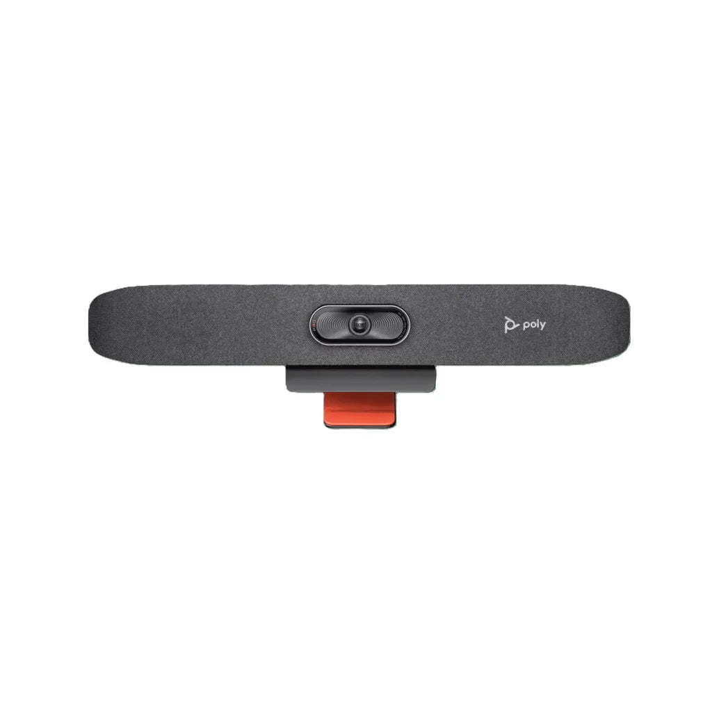 Poly Studio R30 USB Video Bar: 4K Camera and Speaker for Small Rooms - front view