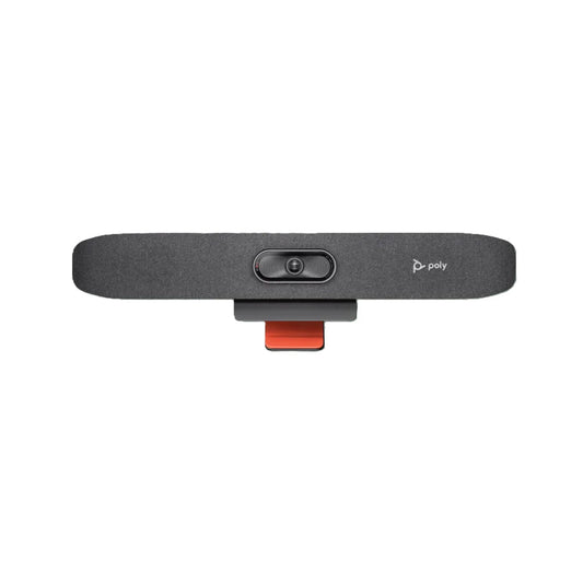 Poly Studio R30 USB Video Bar: 4K Camera and Speaker for Small Rooms - front view
