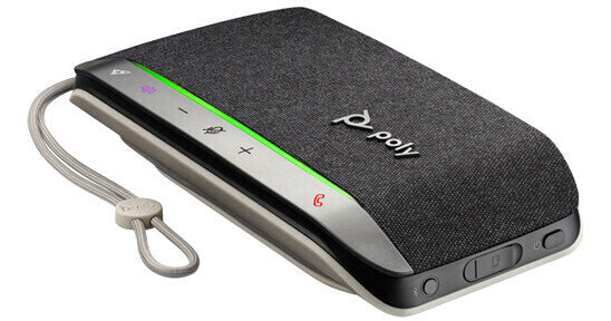 Poly SYNC 20: Portable USB-A Personal Speakerphone - angled view