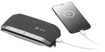Poly SYNC 20: Portable USB-C Speakerphone - in-use view